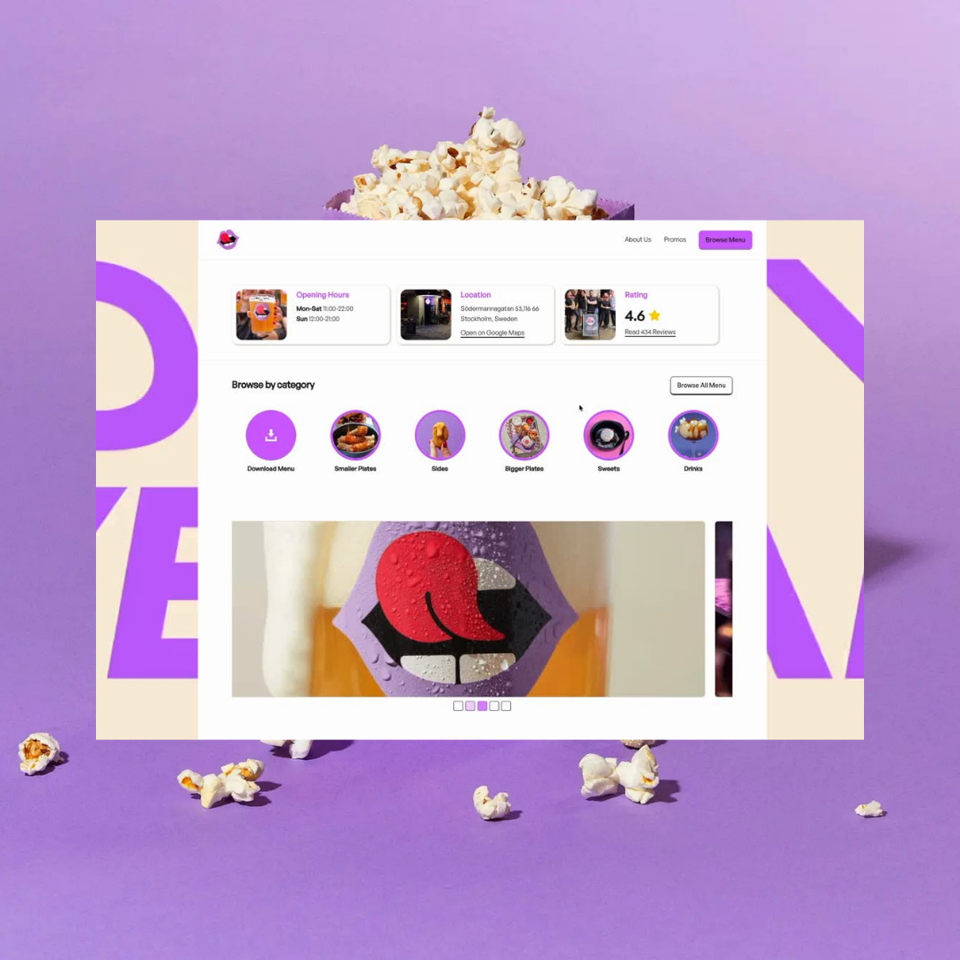 Concept website built for Dirty Vegan - Demo
