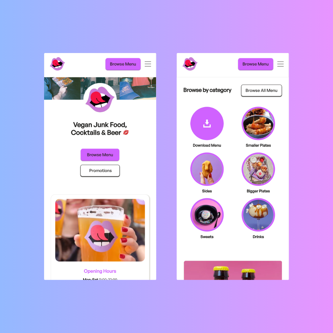 Concept website built for Dirty Vegan - Demo